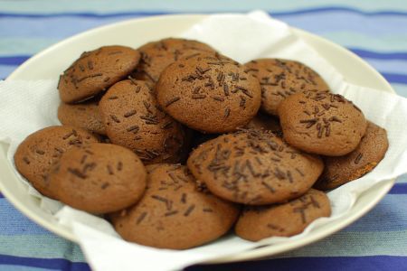 Biscuiti cu cacao preparati acasa
